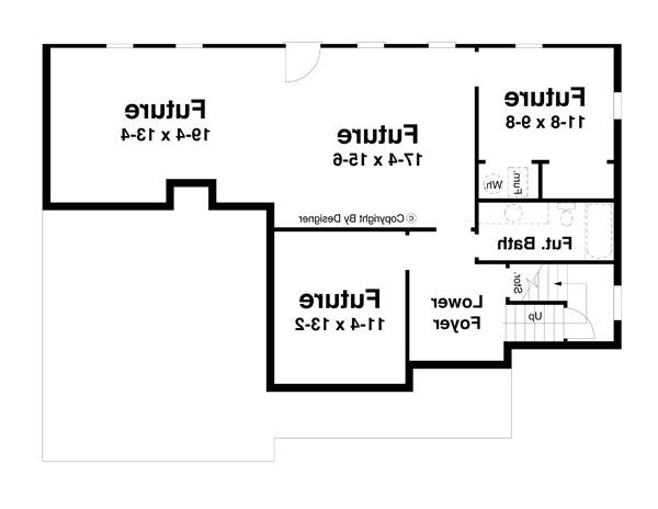 Lower Level image of Dupree House Plan